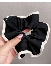 Fashion Black Hair Tie Cloth Folds Large Intestine Ring