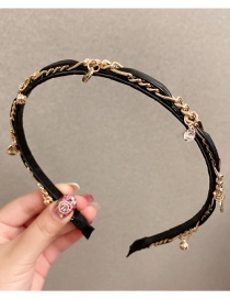 Fashion Gold Color Chain Rhinestone Winding Headband