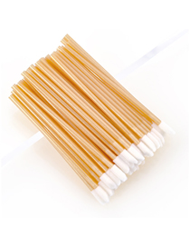 Fashion Disposable-lip Brush-gold-50pcs Pj-28 Pack Of 50 Disposable Lip Brush Sticks