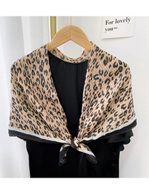 Fashion 13 Cotton U Leopard Natural Leopard Print Shawl Scarf