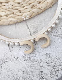 Fashion White C-shaped Original Fungus Ring