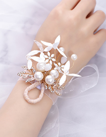 Fashion Sh117 Pearl Flower Hand Flower