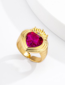 Fashion Golden 0399 Love Open Ring