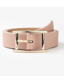 Fashion Pink Metal Japanese Buckle Belt