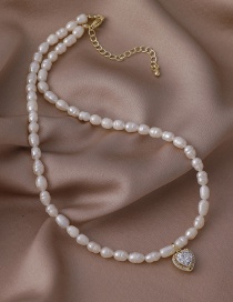 Fashion Pearl Love Pearl Chain Necklace