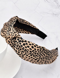 Fashion Leopard Brown Leopard Knotted Headband