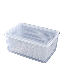 Fashion Transparent White Transparent Sealed Fresh-keeping Box