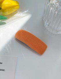 Fashion C Orange Fabric Sponge Hairpin