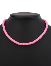 Fashion Pink Suede Necklace