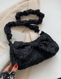 Fashion Black Bow Shoulder Bag