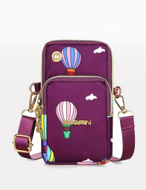 Fashion Purple Balloon Rectangular Balloon Crossbody Bag