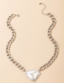 Fashion White Love Chain Necklace