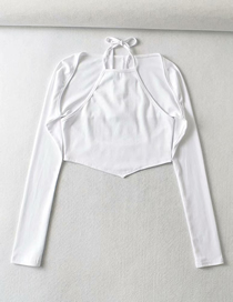 Fashion White Two-piece Lace Sling