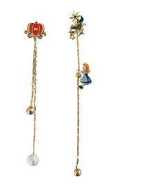 Fashion Pair Of Cinderella Stud Earrings Cinderella Tassel Stud Earrings