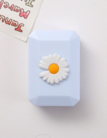 Fashion Chrysanthemum Soft Plastic Cartoon Contact Lens Case