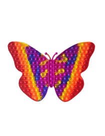 Fashion Camouflage Children's Butterfly Pressing Silicone Toy
