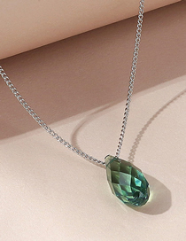 Fashion Emerald Green Crystal Necklace