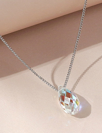 Fashion Color White Crystal Necklace
