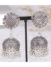 Fashion Silver Alloy Geometric Tassel Earrings