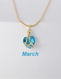 Fashion March (march) (2 Items) Alloy Geometric Heart Necklace