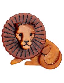 Fashion Lion Acrylic Lion Brooch