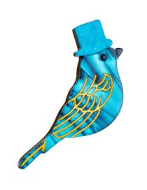 Fashion The Bird Cartoon Acrylic Bird Brooch