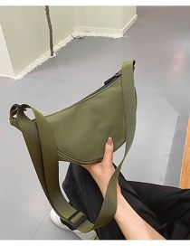 Fashion Green Nylon Large Capacity Messenger Bag