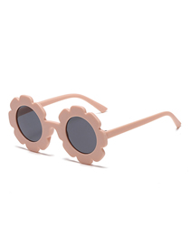 Fashion Rice Noodle Frame Gray Sheet (sand) Pc Sunflower Round Frame Sunglasses