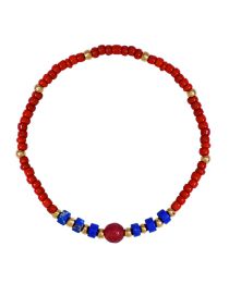 Fashion 1# Geometric Bead Beaded Necklace