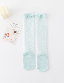 Fashion W016-light Blue Cotton Mesh Baby Stockings