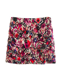 Fashion Skirt Printed Pleated Skirt