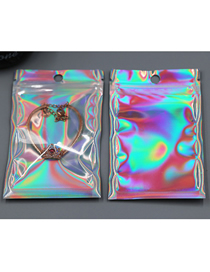 Fashion 16 Wires*20*30cm+holographic Laser Laser Ziplock Packaging Bag