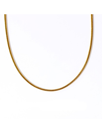 Fashion Thick Chain - Single Chain Alloy Geometric Chain Necklace
