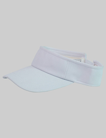 Fashion White Polyester Hollow Top Sun Hat