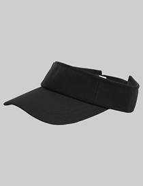 Fashion Black Polyester Hollow Top Sun Hat