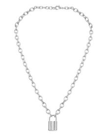 Fashion Silver Metal Geometric Small Chain Necklace