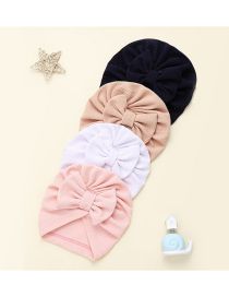 Fashion 2- (4-piece Set) Acrylic Knitted Bow Baby Baby Hats