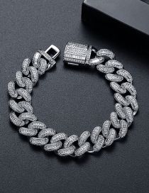 Fashion Silver Copper Gold -plated Chain Bracelet
