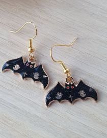 Fashion 2# Alloy Geometric Bat Earrings