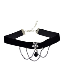 Fashion Silver Alloy Geometric Flower Blooming Chain Streaming Chain