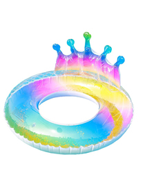 Fashion 70 Rainbow Sencer (cm) Crown Rainbow Sequenant Crown Swimming Ring