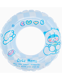 Fashion Cute Puppy Swimming Ring 90#(260g) Suitable For Adults Pvc Cartoon Printed Swimming Ring