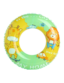 Fashion Animal Paradise Swimming Circle 90#(260g) Is Suitable For Adults Pvc Cartoon Printed Swimming Ring