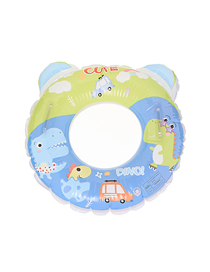 Fashion S Three-dimensional Dinosaur 70#suitable For 5-9 Years Old (cm) Pvc Cartoon Printed Swimming Ring