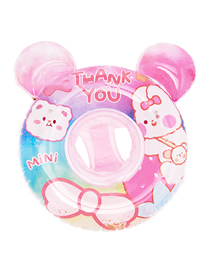 Fashion 60#strawberry Rabbit Pants Circle (210g) Pvc Cartoon Children's Inflatable Swimming Ring