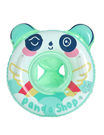 Fashion 70#green Panda Pants Pocket Circle (210g) Pvc Cartoon Children's Inflatable Swimming Ring