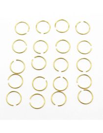 Fashion Gold Stainless Steel Geometric Pseudo -pungent Ring 20 Packs