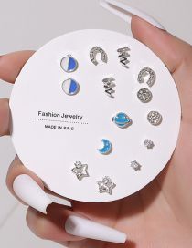 Fashion 11# Alloy Geometric Earring Set