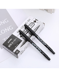 Fashion 120 Oily Black One Plastic Oil-based Double-ended Marker