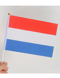 Fashion 14*21 Dutch Hand-waving Flag (2) Polyester World Cup Hand Waving Flag